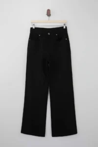 TRENDYOLMİLLA Black  Black Tencel™ High Waist LONG Size Wide Leg jeans - Image 5