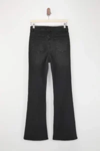 TRENDYOLMİLLA Limited Edition Black Shaping High Waist Ekstra Flexible Flare LONG Size jeans - Image 6