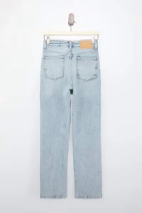 TRENDYOLMİLLA Premium Blue Special Material High Waist Less Flexible Mom jeans - Image 6