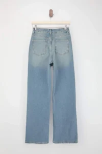 TRENDYOLMİLLA Mavi High Waist Middle Flexible Wide Leg Wide Leg jeans - Image 6