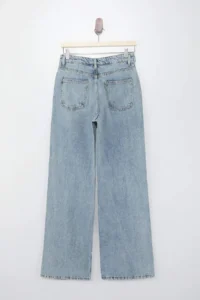 TRENDYOLMİLLA Light Blue SOFT Tencel Blended High Waist Wide Leg jeans - Image 6