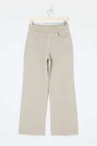TRENDYOLMİLLA Mint High Waist 100% Cotton Wide Leg Wide Leg jeans
