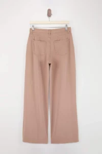 TRENDYOLMİLLA Camel Draped Tencel Blended High Waist Wide Leg jeans - Image 6