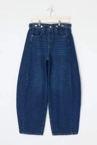 TRENDYOLMİLLA Mavi High Waist Baggy Tencel Blended jeans