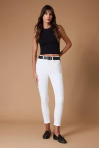 TRENDYOLMİLLA White High Waist Ekstra Flexible skinny Bodysuit hugging jeans - Image 2