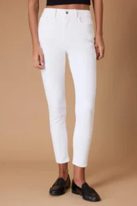 TRENDYOLMİLLA White High Waist Ekstra Flexible skinny Bodysuit hugging jeans - Image 3