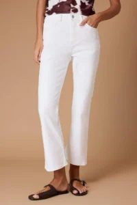 TRENDYOLMİLLA White High Waist Ekstra Flexible Flare flared leg jeans - Image 3