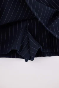 TRENDYOLMiLLA Navy Blue Verev Striped Arched Mini Shorts Skirt Shorts & Bermuda - Image 7