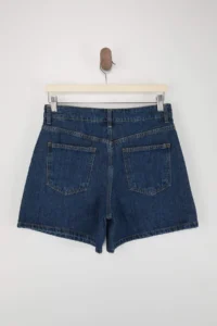 TRENDYOLMiLLA Dark Blue 100% Cotton Shorts & Bermuda - Image 2