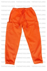 twins tailors Kids Sweatpants Unisex 3 Sets Orange-Black-Gray - Image 2