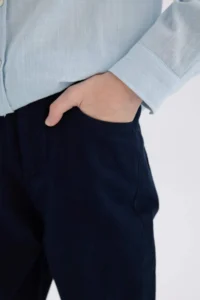DeFacto Boy's Navy Blue Gabardine Trousers Tyc00407345634 - Image 8