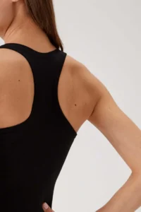 Pierre Cardin 2'li Ekonomik Paket Siyah-beyaz 1008 Racerback - Sporcu Pamuklu Atlet - Image 4