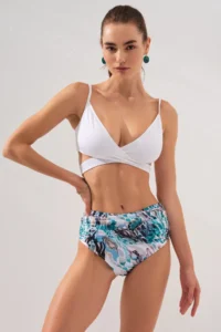 Pierre Cardin Sasha Belted High Waist Bikini Set 231236-d