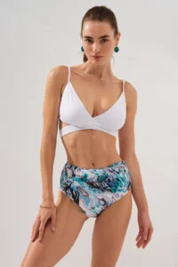 Pierre Cardin Sasha Belted High Waist Bikini Set 231236-d - Image 4