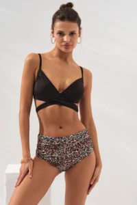 Pierre Cardin Sasha Belted High Waist Bikini Set231236-d - Image 3