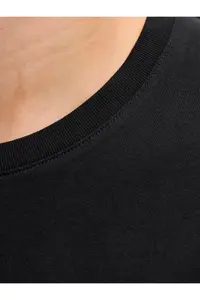 Jack & Jones Jjejeff Logo Tee Ss Sn Siyah Erkek T-Shirt - Image 6