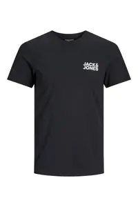 Jack & Jones Jjecorp Logo Tee S Siyah - Siyah Erkek T-Shirt - Image 3
