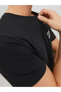 Jack & Jones Jjecorp Logo Tee S Siyah - Siyah Erkek T-Shirt - Image 5