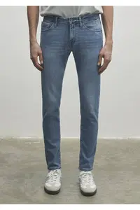 Mavi James Premium Blue Light Blue Jeans Trousers - Image 3