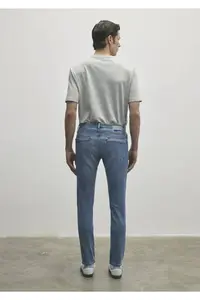 Mavi James Premium Blue Light Blue Jeans Trousers - Image 4