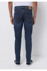 Colin's 041 Danny slim Fit Low Waist Narrow Leg Men's Blue Jeans Pants - Image 2