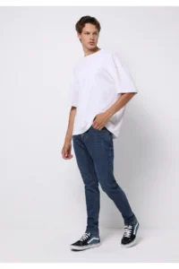 Colin's 041 Danny slim Fit Low Waist Narrow Leg Men's Blue Jeans Pants - Image 3