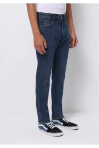 Colin's 041 Danny slim Fit Low Waist Narrow Leg Men's Blue Jeans Pants - Image 4