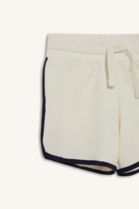 DeFacto Elastic Waist Basic Plain Shorts Girls' - Image 2
