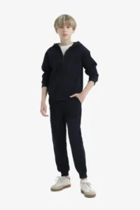 DeFacto Boys' Hooded School Zipper Sweatshirt (25 AU) - Image 2