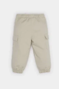 DeFacto Beli Lastikli Kargo Cepli Gabardin Pantolon Erkek Bebek - Image 5