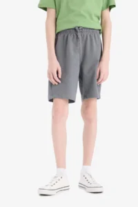 DeFacto Elastic Waist Shorts Boys' - Image 4