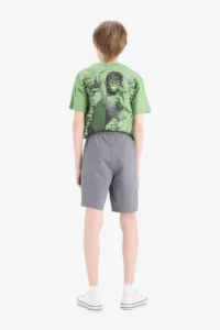 DeFacto Elastic Waist Shorts Boys' - Image 6