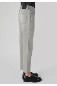 Colin's Loose Straight Fit Mid Waist Straight Leg Men's Gray Jeans Pants - Image 5