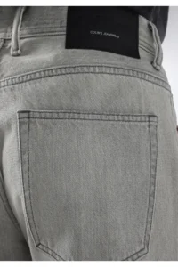 Colin's Loose Straight Fit Mid Waist Straight Leg Men's Gray Jeans Pants - Image 7