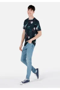 Colin's slim Fit Low Waist Narrow Leg Men's Indigo jeans Trousers - Image 3