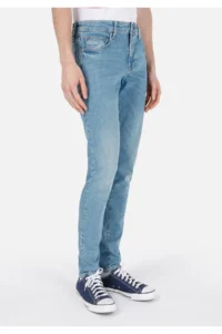 Colin's slim Fit Low Waist Narrow Leg Men's Indigo jeans Trousers - Image 4