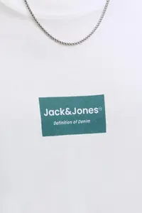 Jack & Jones Men Chest Logo Printed T-Shirt - Frank - Image 6