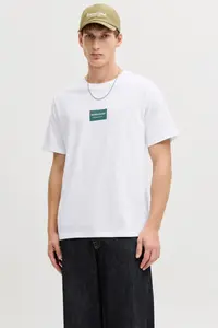 Jack & Jones Men Chest Logo Printed T-Shirt - Frank - Image 8