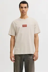 Jack & Jones Men Chest Logo Printed T-Shirt - Frank