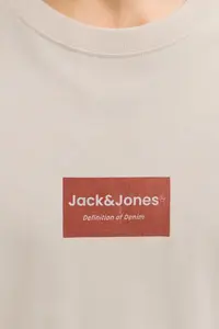 Jack & Jones Men Chest Logo Printed T-Shirt - Frank - Image 5