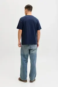 Jack & Jones Men Chest Logo Printed T-Shirt - Frank - Image 3
