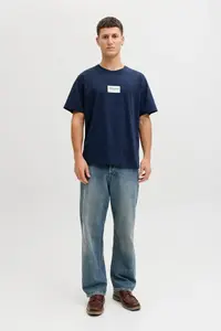 Jack & Jones Men Chest Logo Printed T-Shirt - Frank - Image 7