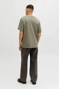 Jack & Jones Men Chest Logo Printed T-Shirt - Frank - Image 3