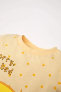 DeFacto Baby Girl Pajama Set Looney Tunes Combed Cotton Long Sleeve Top Elastic Bottom - Image 3