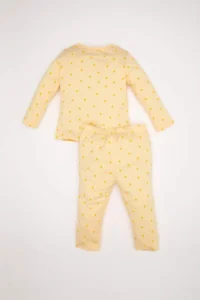 DeFacto Baby Girl Pajama Set Looney Tunes Combed Cotton Long Sleeve Top Elastic Bottom - Image 5