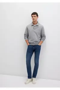 Mavi Jake Premium Blue Shaded Dark Jeans Trousers - Image 2