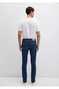 Mavi Jake Premium Blue Shaded Dark Jeans Trousers - Image 4