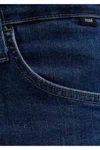 Mavi Jake Premium Blue Shaded Dark Jeans Trousers - Image 8