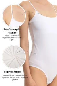 Pierre Cardin Economic Pack of 2 1208 Soul Cotton Thin Strap Snap Undershirt Set - Image 6