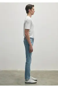 Mavi Marcus Premium Blue Hazy Light Jean Trousers - Image 5